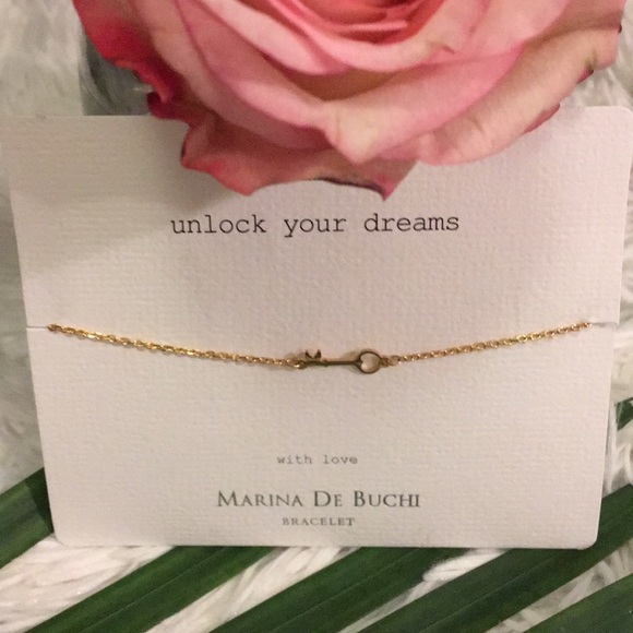 ✨NWT ✨ Marina de Buchi LUXE Charm Bracelet - Give the Key 🔑 to your heart! ❤️ - Picture 8 of 8